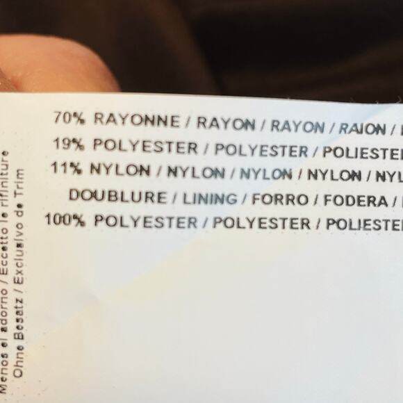 Joseph Ribkoff Brown Iridescent Sleeveless Bubble Hem Cocktail Dress Women Sz 8 - Picture 11 of 13